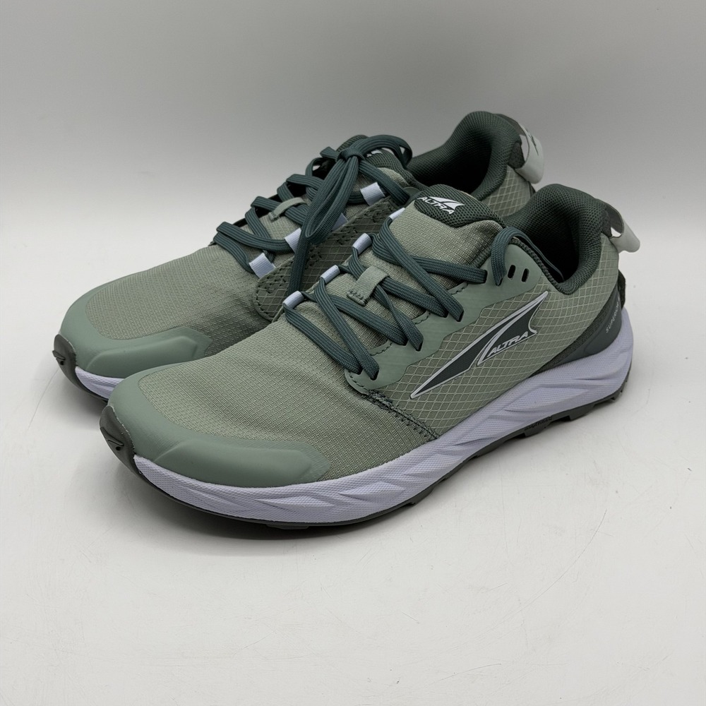 Altra Superior 6 AL0A82C Womens Size 5.5 Green Trail‎ Mesh Running MaxTrac Shoes